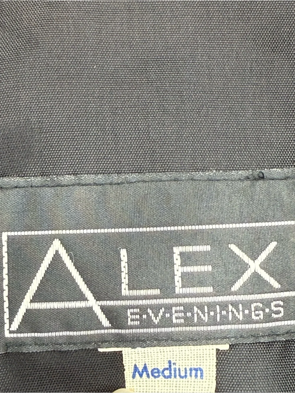 Vintage Alex Evenings Black Beaded Fringe Open-Front Blazer - Picture 5 of 5